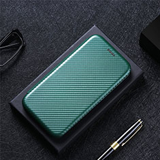 Custodia Portafoglio In Pelle Cover con Supporto L04Z per Sony Xperia 1 IV SO-51C Verde