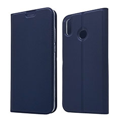 Custodia Portafoglio In Pelle Cover con Supporto L05 per Huawei Honor 8X Blu