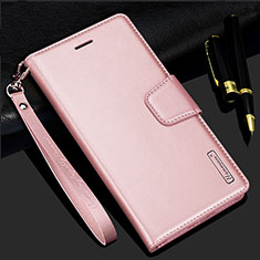 Custodia Portafoglio In Pelle Cover con Supporto L05 per Samsung Galaxy S22 Ultra 5G Oro Rosa