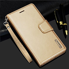 Custodia Portafoglio In Pelle Cover con Supporto L05 per Samsung Galaxy S25 5G Oro