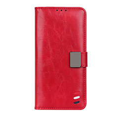 Custodia Portafoglio In Pelle Cover con Supporto L05 per Xiaomi Redmi K30S 5G Rosso