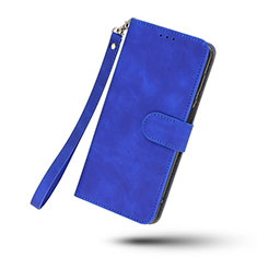 Custodia Portafoglio In Pelle Cover con Supporto L05Z per Samsung Galaxy A03 Core Blu