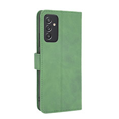 Custodia Portafoglio In Pelle Cover con Supporto L05Z per Samsung Galaxy A05s Verde