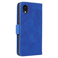 Custodia Portafoglio In Pelle Cover con Supporto L05Z per Samsung Galaxy A22 5G SC-56B Blu