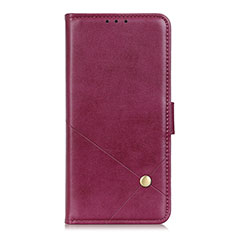 Custodia Portafoglio In Pelle Cover con Supporto L06 per Realme Narzo 30 Pro 5G Rosso Rosa