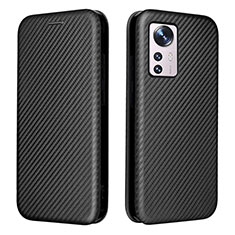 Custodia Portafoglio In Pelle Cover con Supporto L06 per Xiaomi Mi 12S 5G Nero