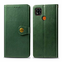 Custodia Portafoglio In Pelle Cover con Supporto L06 per Xiaomi POCO C31 Verde