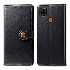 Custodia Portafoglio In Pelle Cover con Supporto L06 per Xiaomi Redmi 9 Activ Nero