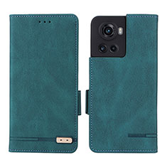 Custodia Portafoglio In Pelle Cover con Supporto L06Z per OnePlus 10R 5G Verde