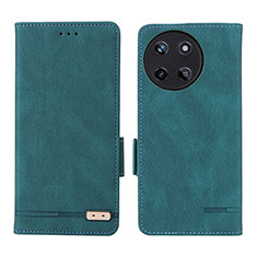 Custodia Portafoglio In Pelle Cover con Supporto L06Z per Realme 11 4G Verde