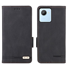 Custodia Portafoglio In Pelle Cover con Supporto L06Z per Realme C30 Nero