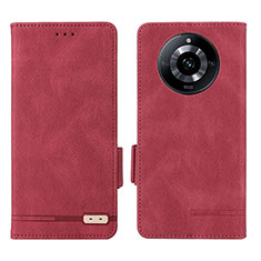 Custodia Portafoglio In Pelle Cover con Supporto L06Z per Realme Narzo 60 5G Rosso