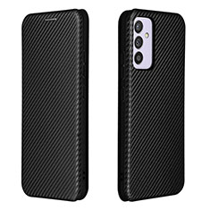 Custodia Portafoglio In Pelle Cover con Supporto L06Z per Samsung Galaxy A05s Nero