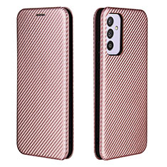 Custodia Portafoglio In Pelle Cover con Supporto L06Z per Samsung Galaxy A05s Oro Rosa