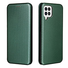 Custodia Portafoglio In Pelle Cover con Supporto L06Z per Samsung Galaxy A22 4G Verde