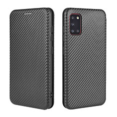 Custodia Portafoglio In Pelle Cover con Supporto L06Z per Samsung Galaxy A31 Nero