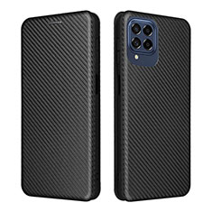 Custodia Portafoglio In Pelle Cover con Supporto L06Z per Samsung Galaxy M53 5G Nero