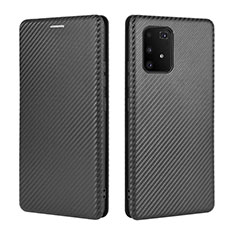 Custodia Portafoglio In Pelle Cover con Supporto L06Z per Samsung Galaxy M80S Nero