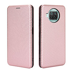 Custodia Portafoglio In Pelle Cover con Supporto L06Z per Xiaomi Mi 10i 5G Oro Rosa