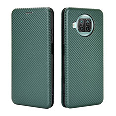 Custodia Portafoglio In Pelle Cover con Supporto L06Z per Xiaomi Mi 10i 5G Verde