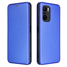 Custodia Portafoglio In Pelle Cover con Supporto L06Z per Xiaomi Mi 11i 5G Blu