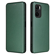 Custodia Portafoglio In Pelle Cover con Supporto L06Z per Xiaomi Mi 11i 5G Verde