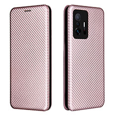 Custodia Portafoglio In Pelle Cover con Supporto L06Z per Xiaomi Mi 11T 5G Oro Rosa