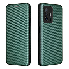 Custodia Portafoglio In Pelle Cover con Supporto L06Z per Xiaomi Mi 11T 5G Verde