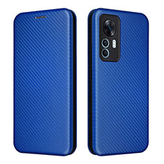 Custodia Portafoglio In Pelle Cover con Supporto L06Z per Xiaomi Mi 12T 5G Blu