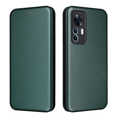 Custodia Portafoglio In Pelle Cover con Supporto L06Z per Xiaomi Mi 12T 5G Verde