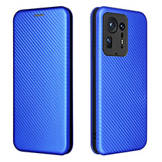 Custodia Portafoglio In Pelle Cover con Supporto L06Z per Xiaomi Mi Mix 4 5G Blu