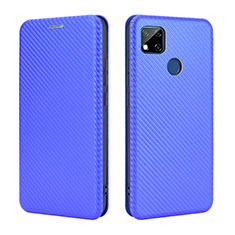 Custodia Portafoglio In Pelle Cover con Supporto L06Z per Xiaomi POCO C31 Blu