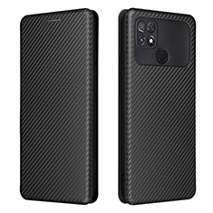 Custodia Portafoglio In Pelle Cover con Supporto L06Z per Xiaomi Poco C40 Nero