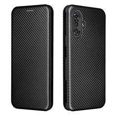 Custodia Portafoglio In Pelle Cover con Supporto L06Z per Xiaomi Poco F3 GT 5G Nero