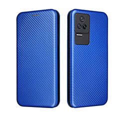 Custodia Portafoglio In Pelle Cover con Supporto L06Z per Xiaomi Poco F4 5G Marrone