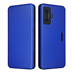 Custodia Portafoglio In Pelle Cover con Supporto L06Z per Xiaomi Poco F4 GT 5G Blu