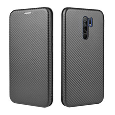 Custodia Portafoglio In Pelle Cover con Supporto L06Z per Xiaomi Poco M2 Nero