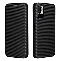 Custodia Portafoglio In Pelle Cover con Supporto L06Z per Xiaomi POCO M3 Pro 5G Nero