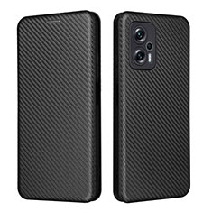 Custodia Portafoglio In Pelle Cover con Supporto L06Z per Xiaomi Poco X4 GT 5G Nero