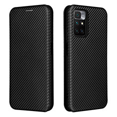 Custodia Portafoglio In Pelle Cover con Supporto L06Z per Xiaomi Redmi 10 (2022) Nero