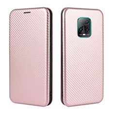 Custodia Portafoglio In Pelle Cover con Supporto L06Z per Xiaomi Redmi 10X 5G Oro Rosa