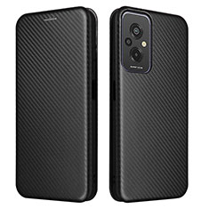 Custodia Portafoglio In Pelle Cover con Supporto L06Z per Xiaomi Redmi 11 Prime 4G Nero