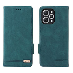 Custodia Portafoglio In Pelle Cover con Supporto L06Z per Xiaomi Redmi 12 4G Verde