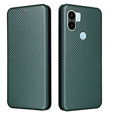 Custodia Portafoglio In Pelle Cover con Supporto L06Z per Xiaomi Redmi A1 Plus Verde