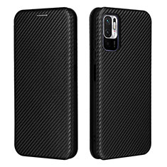 Custodia Portafoglio In Pelle Cover con Supporto L06Z per Xiaomi Redmi Note 10 5G Nero