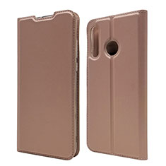 Custodia Portafoglio In Pelle Cover con Supporto L07 per Huawei Nova 4e Oro Rosa