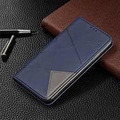 Custodia Portafoglio In Pelle Cover con Supporto L07 per Samsung Galaxy A41 Blu