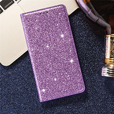 Custodia Portafoglio In Pelle Cover con Supporto L07 per Samsung Galaxy S20 5G Viola