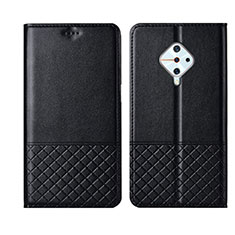 Custodia Portafoglio In Pelle Cover con Supporto L07 per Vivo X50 Lite Nero