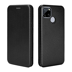 Custodia Portafoglio In Pelle Cover con Supporto L07Z per Realme 7i RMX2193 Nero